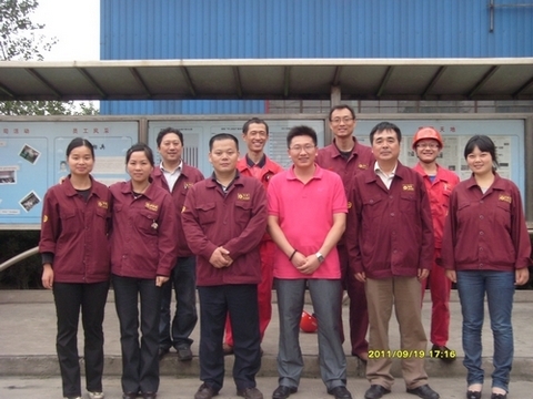 上海钢联管理咨询中心琚五七高级咨询师受邀走访沙钢钢管厂